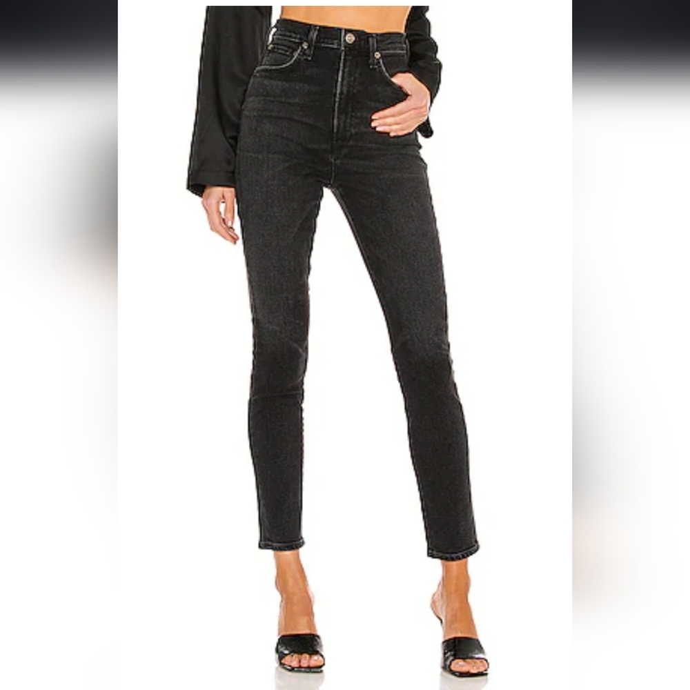 Agolde Pinch Waist Skinny Organic Denim Jeans 27, Ultra High Rise